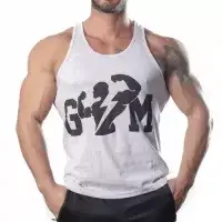 Gym Tank Top Atlet Beyaz